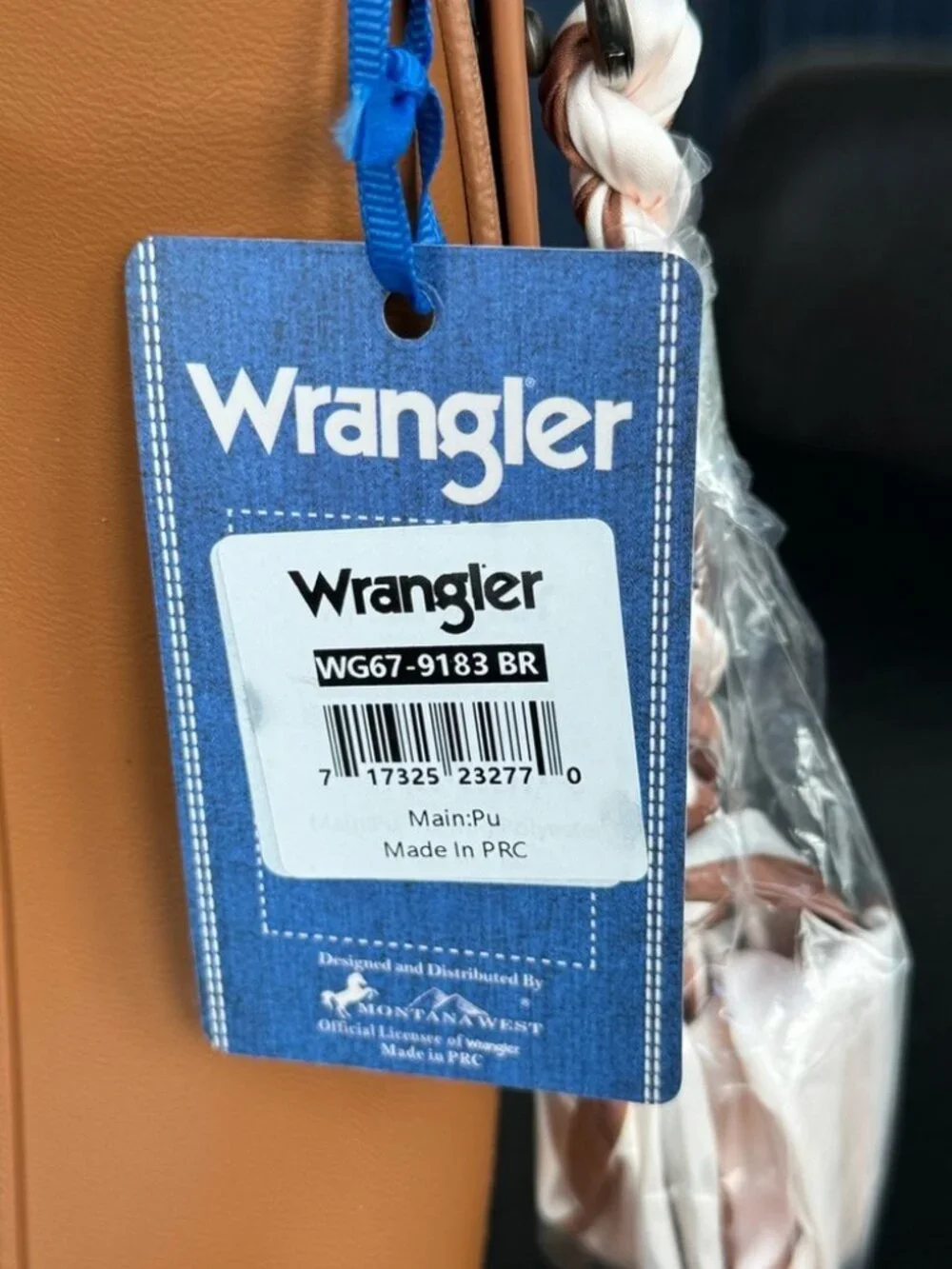 Wrangler 2PC Set Brown NWT Crossbody and Pouch